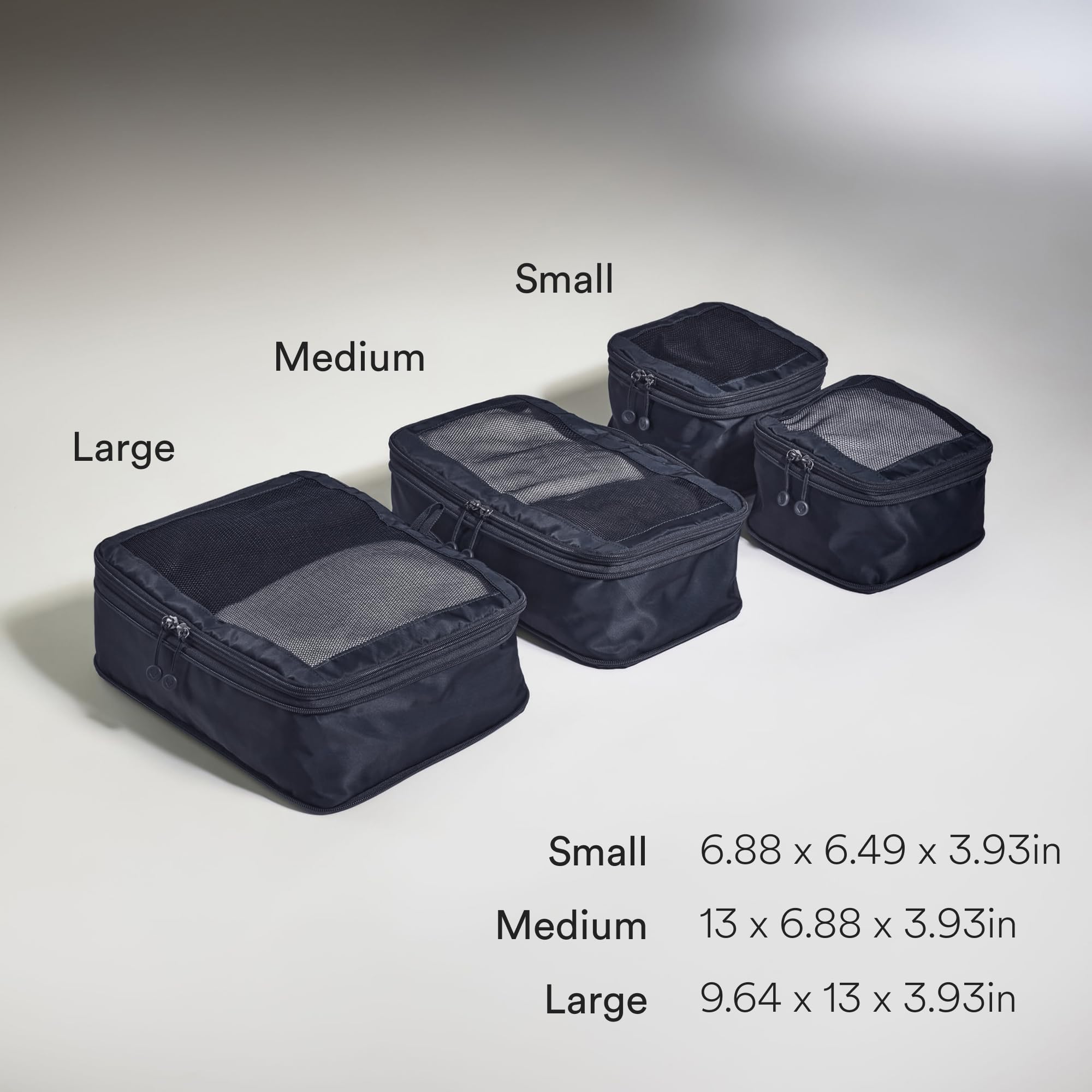 ANTLER - Compression Packing Cubes für Reisen, Gepäck-Organizer für Koffer oder Taschen, Reisezubehör, 4er Set, Indigo