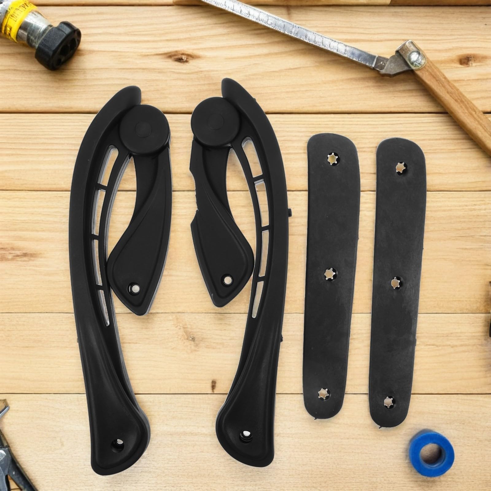 Zerodeko 2 Piezas Reposabrazos de Repuesto para Silla de Oficina, Plástico