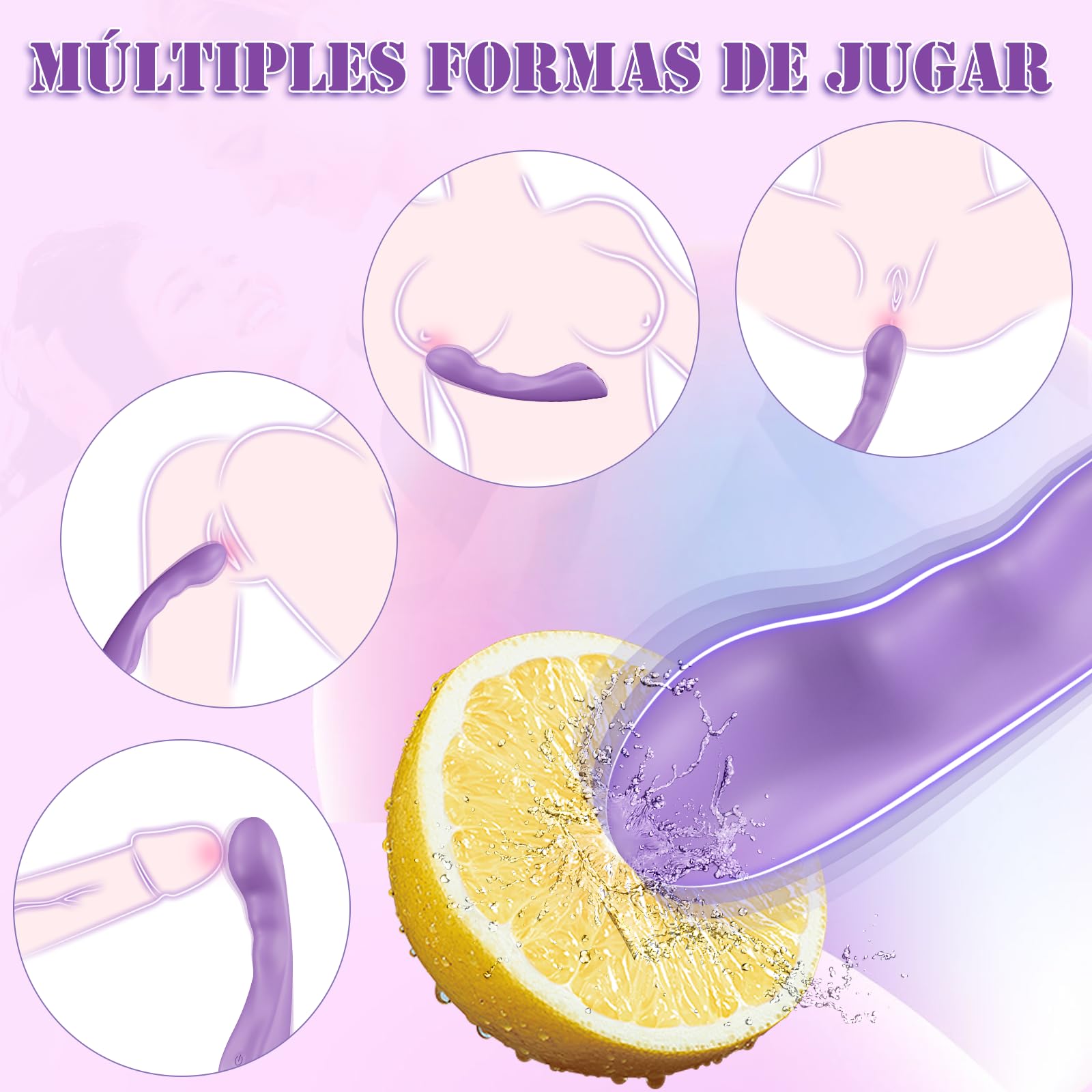 Vibradorador Mujer Juguetes Eróticos Dildo - Vibradorador Clítoris con 10 Vibraciones Sex Toys Vibrador Mujer Juguetes Sexuales Sexy Vibradores Mujer Consoladores.. para Mujer con Vibración Sex Toy