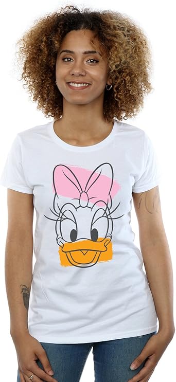 Disney Women S Daisy Duck Head T Shirt At Amazon Women S Clothing Store