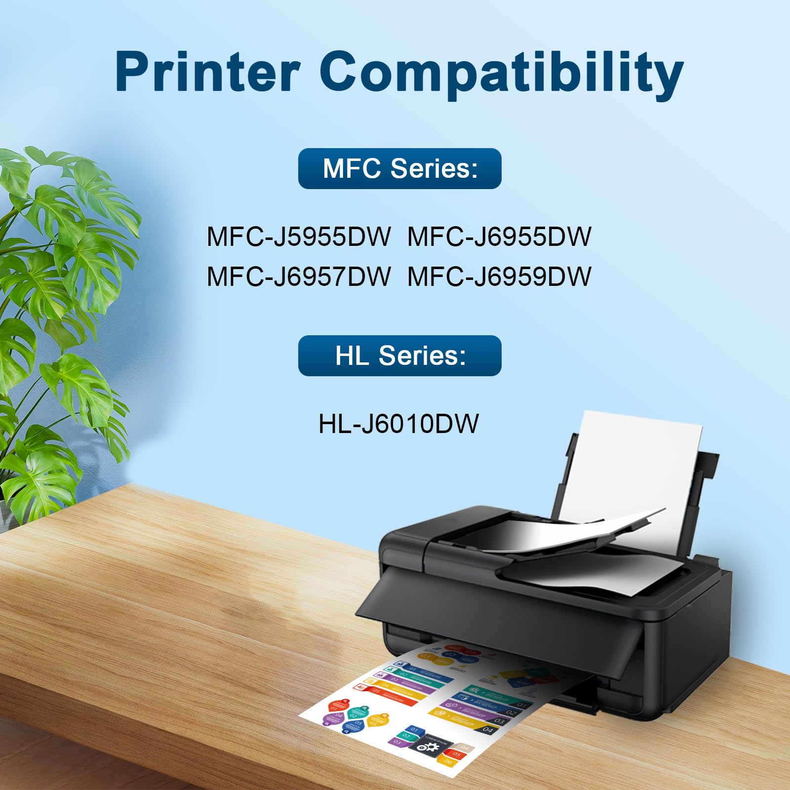 LC427 LC 427 Cartucce d'inchiostro Compatibile con Brother LC427 LC427XL per Stampante Brother MFC-J5955DW MFC-J6955DW MFC-J6957DW MFC-J6959DW HL-J6010DW MFC5955 MFC6955 MFC6957