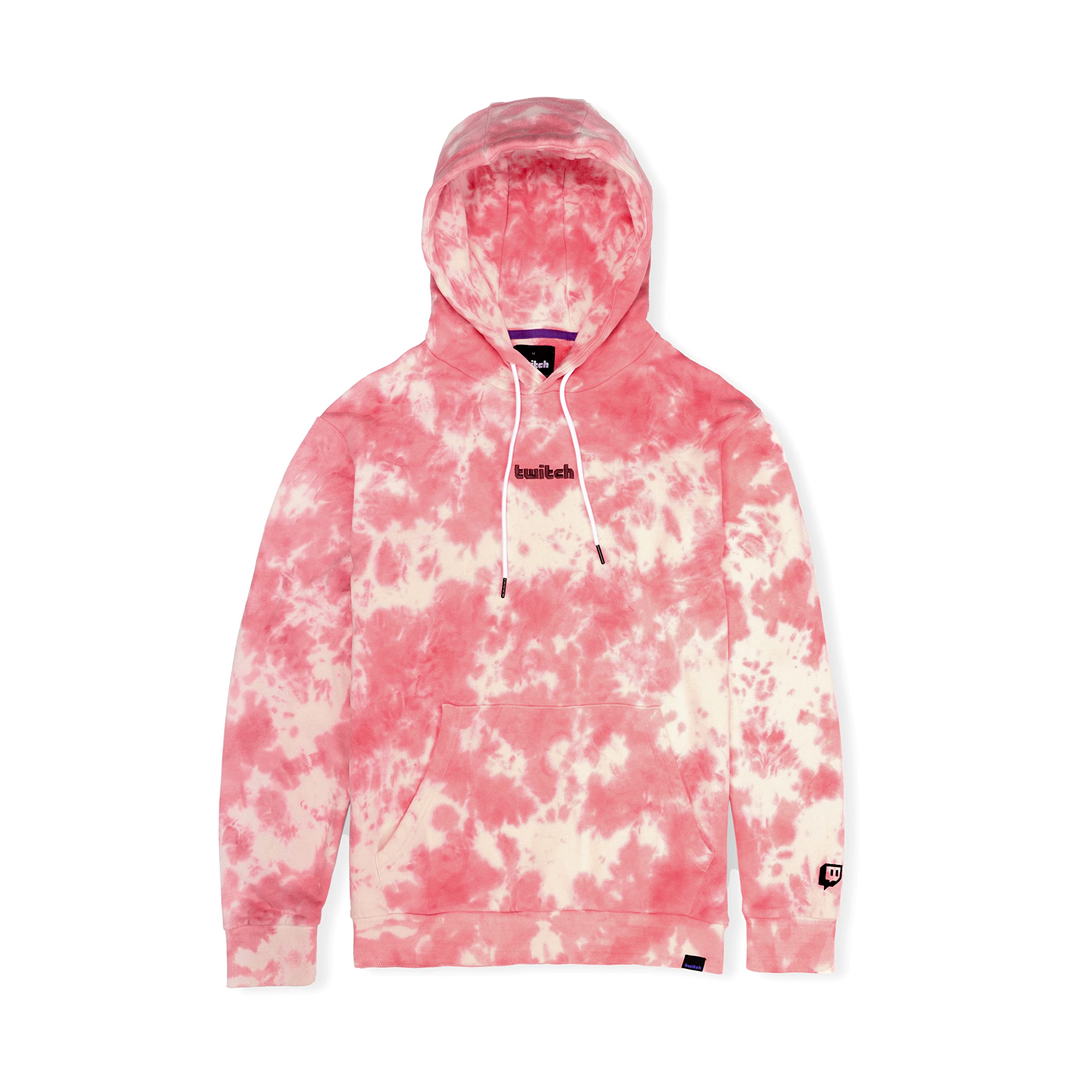 Twitch Tie Dye Signature Hoodie - Dusty Red X-Large