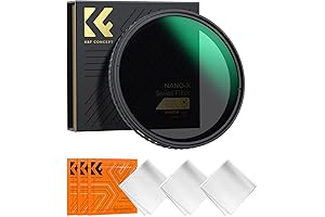 K&F CONCEPT 52MM VARIABLE ND FILTER FOR SUPERIOR IMAGE CAPTURE CONTROL