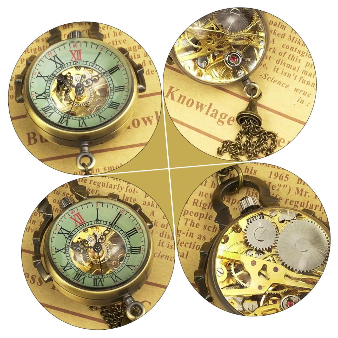 Reloj De Bolsillo Colgante Hueco Esférico Vintage De Aleación Mecánico para Mujer Accesorio De Moda Obsequio Especial
