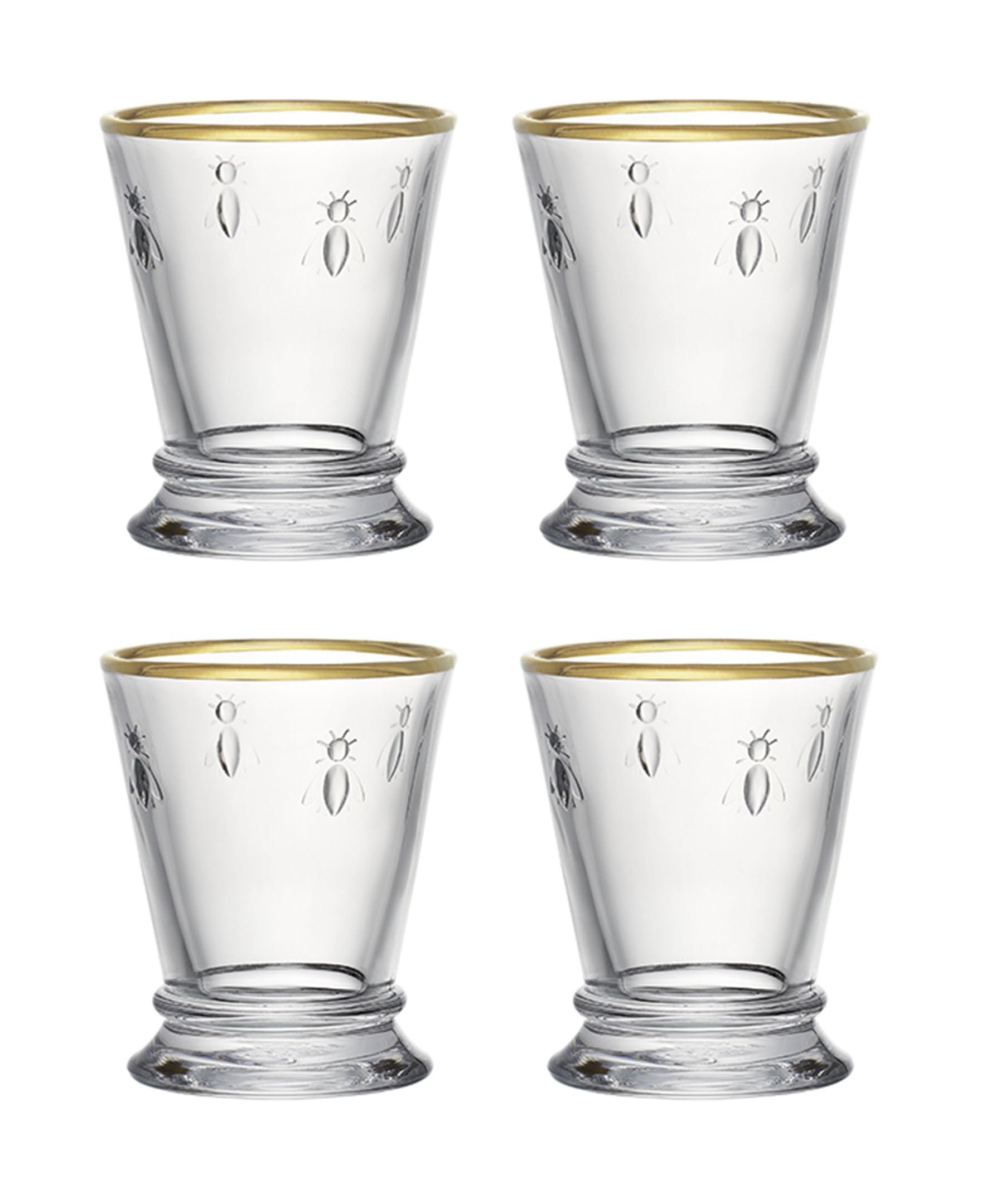 La Rochere Bee Aubergine Tumbler Set6 - La Rochere Bee Glassware Sets product thumbnail 2