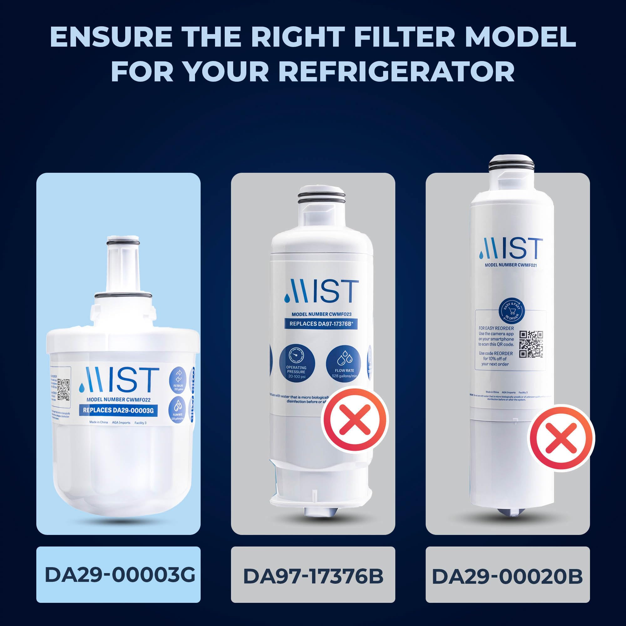 Amazon.com: Mist DA29-00003G Refrigerator Water Filter