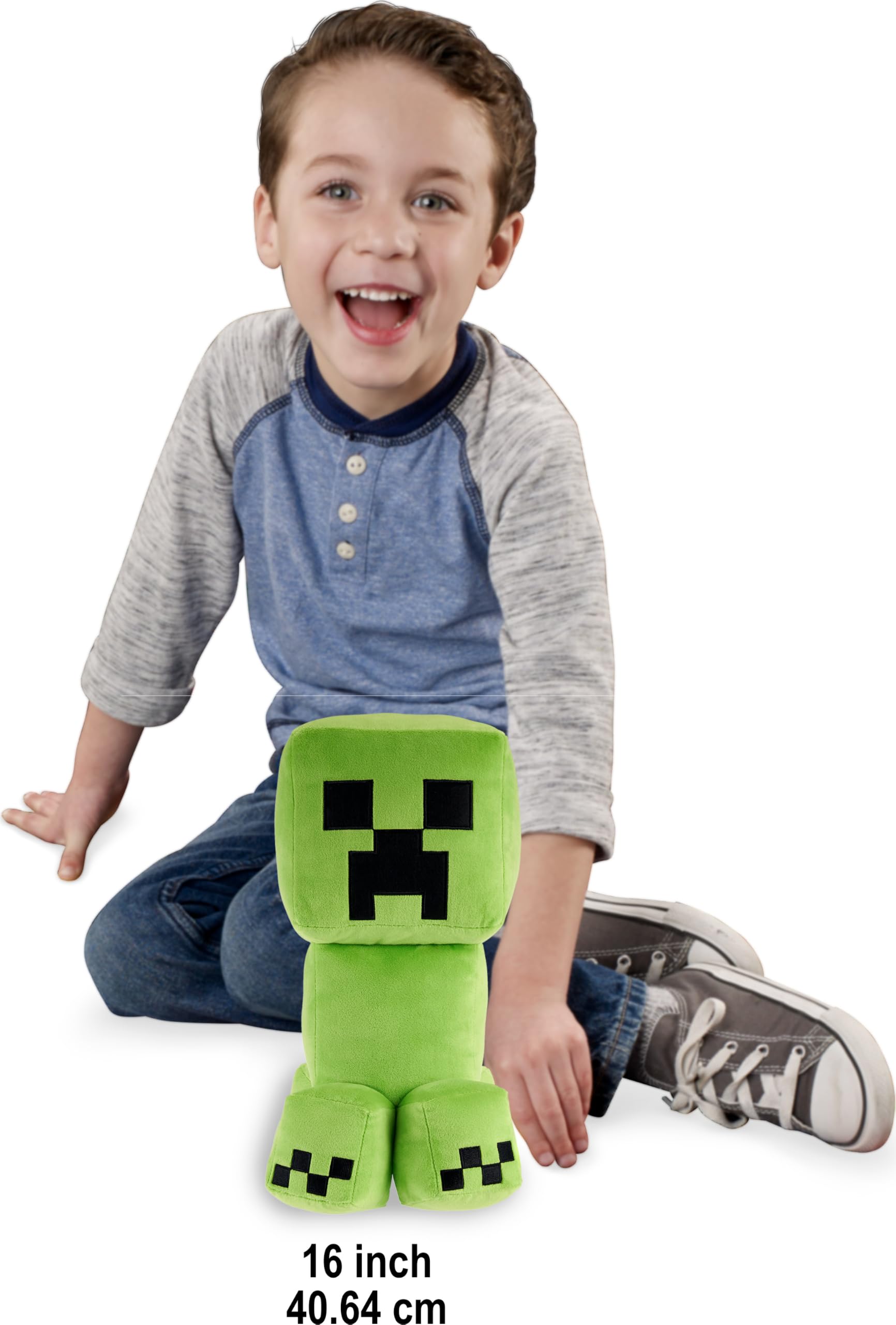 Amazon.co.jp: Mattel Minecraft Creeper ジャンボぬいぐるみ