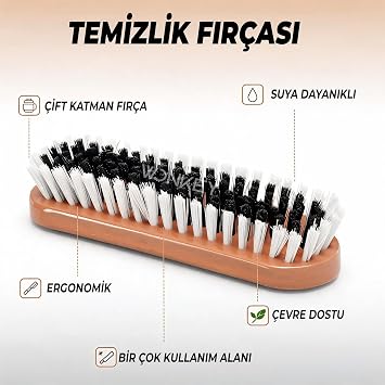 WONKEY - Kanepe, Koltuk, Halı, Araç Koltuğu, Kumaş ve Döşeme Temizleme Fırçası, Elbise Temizlik Fırçası