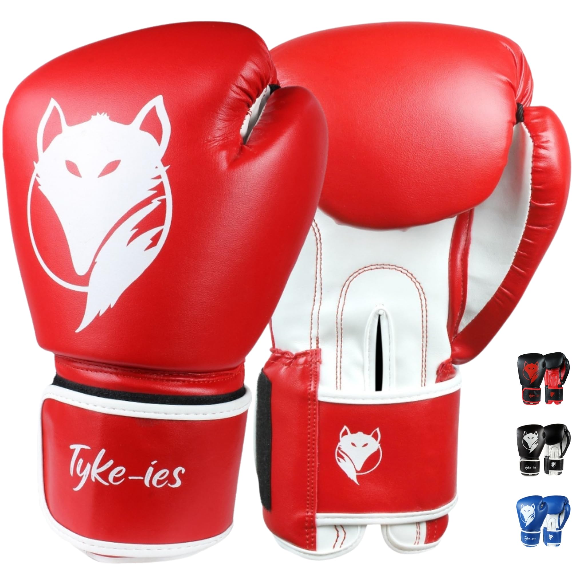 Tyke-ies DX PU Leather Sparring Boxing Gloves – Swift Model for Muay Thai & Kickboxing | Firm Hand-Moulded Padding for Maximum Impact Feedback | Responsive Anatomical Fit for Men & Women