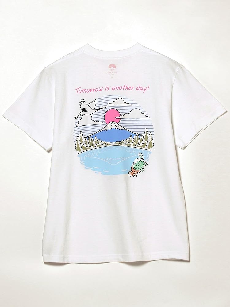 BEAMS 富士山グラフィック 長袖Tシャツ ネイビー男女兼用サイズS BEAMS JAPAN（ビームス ジャパン）富士山 Tシャツ（Tシャツ