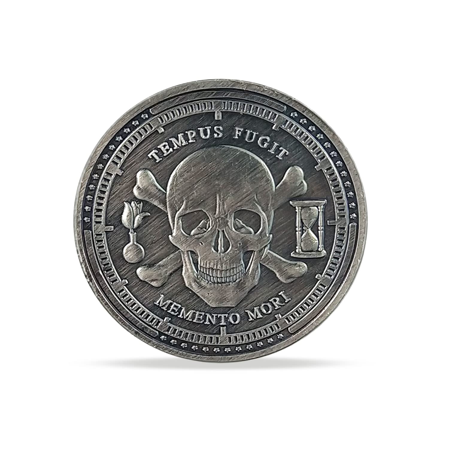 Memento Mori Moneta Teschio Recupero Dipendenza Cranio AA Monete - Conferma NA AA Chip e medaglie - Festeggia la vita nella purezza Narcotics Alcolici Anonimi Regali per uomini e donne