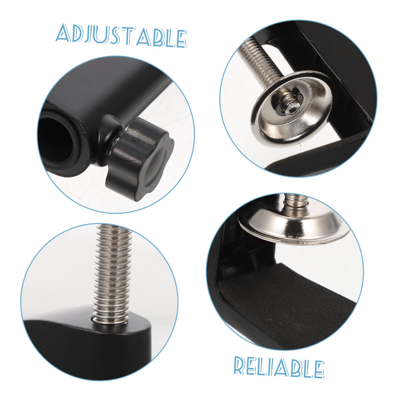 Pince De Fixation Pour Lampe De Bureau - Clip Universel 12.5 Mm - Support En Alliage Métallique