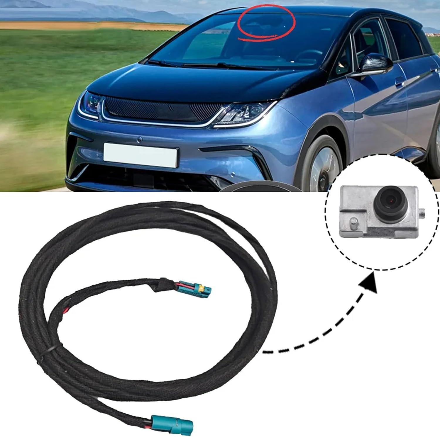 ATTO 3ドライビングロードレコーダーパワーケーブルEL3776900車両マウントアダスカメラワイヤーセーフドライビングパワーソリ