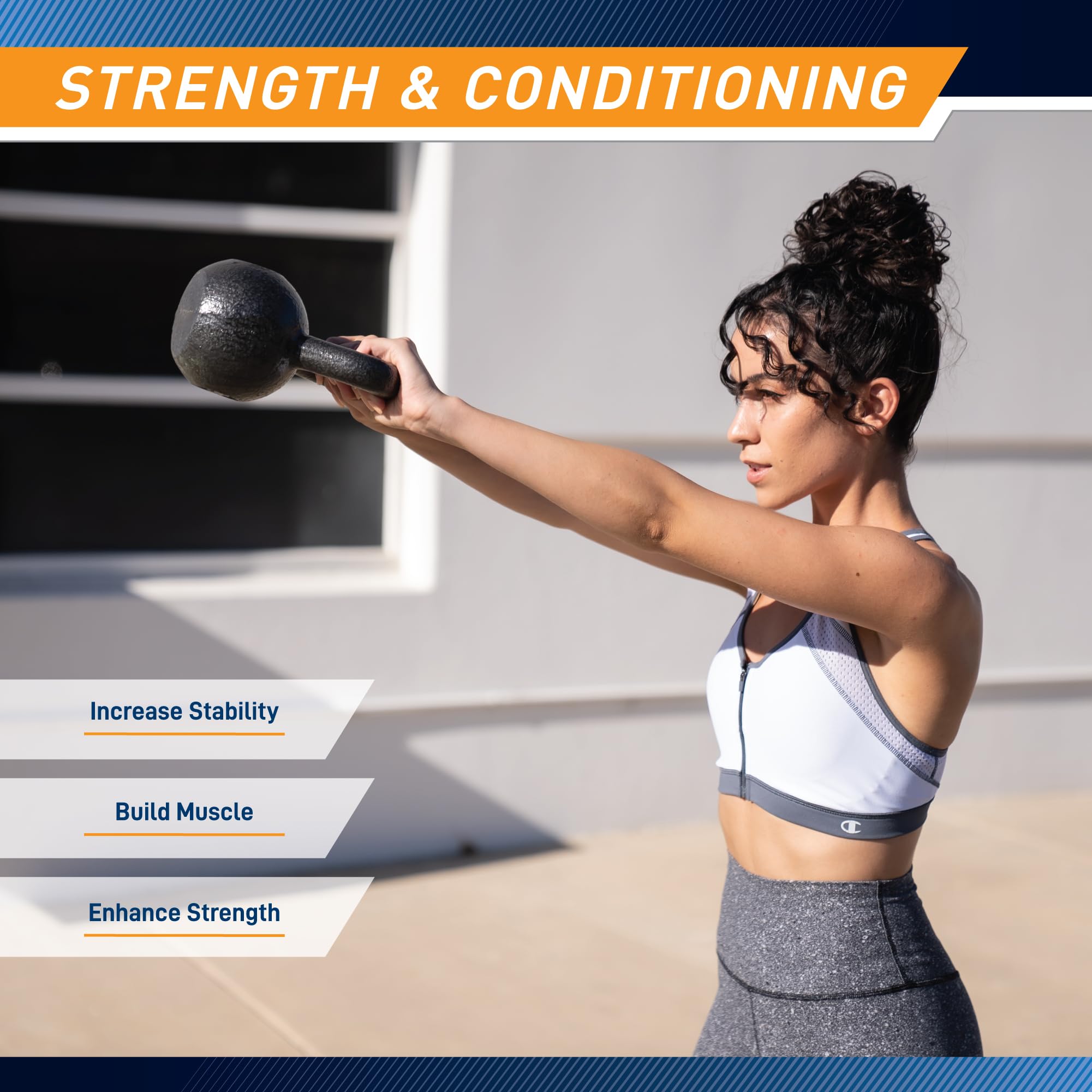 Marcy Hammertone Kettle Bells - Pesi da Allenamento HKB da 10 a 25 kg