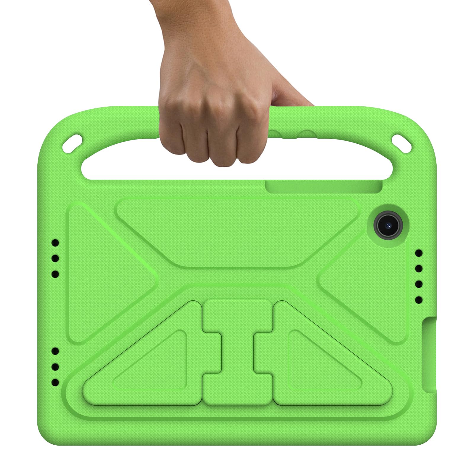 TCL Tab 8 LE Kids Case - DIY Cartoon EVA Foam Protective Cover With Handle & Stand