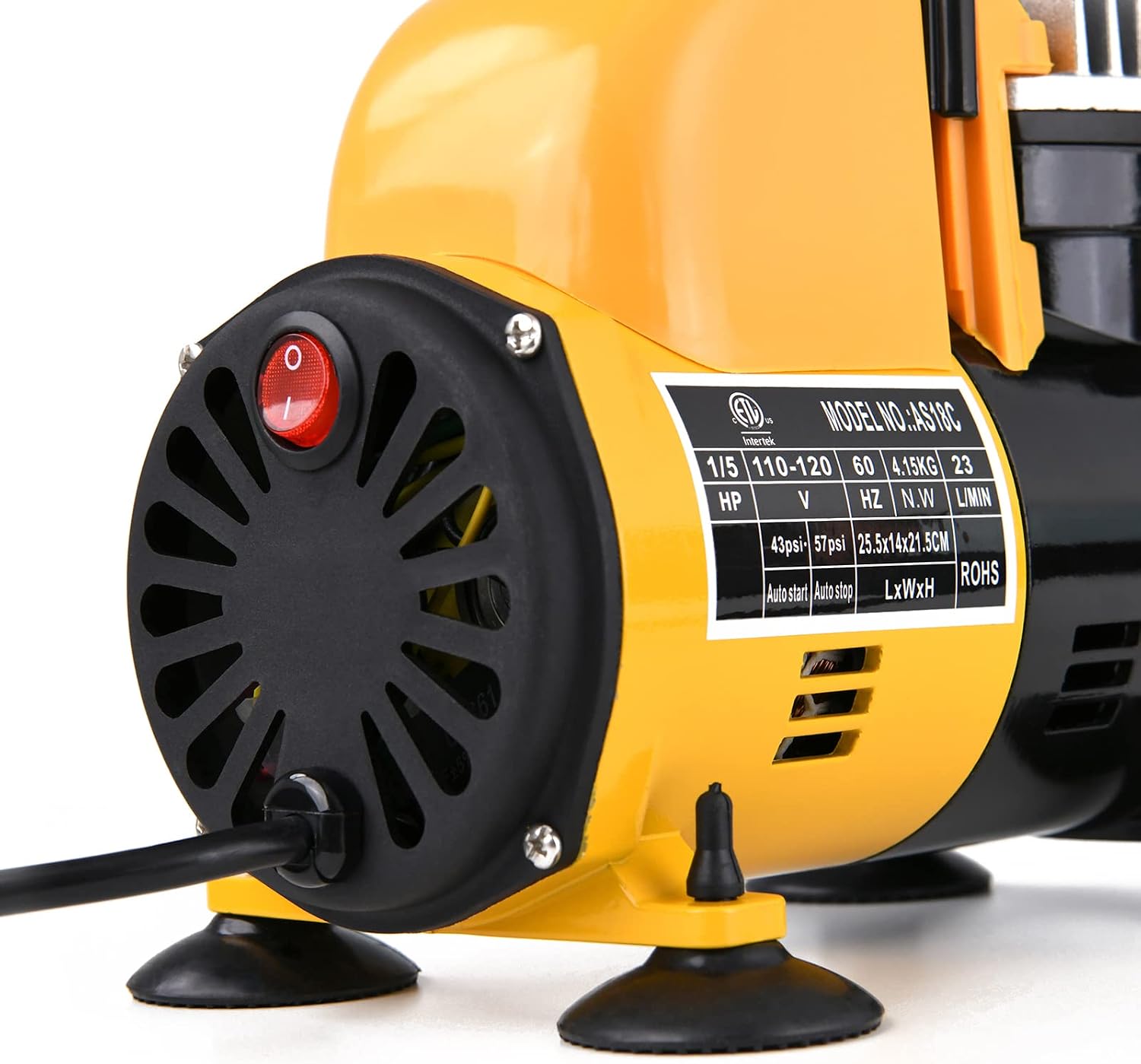 MEEDEN Airbrush Compressor Kit - 1/5 HP Quiet Air Compressor for Model Painting with 6 Feet Hose