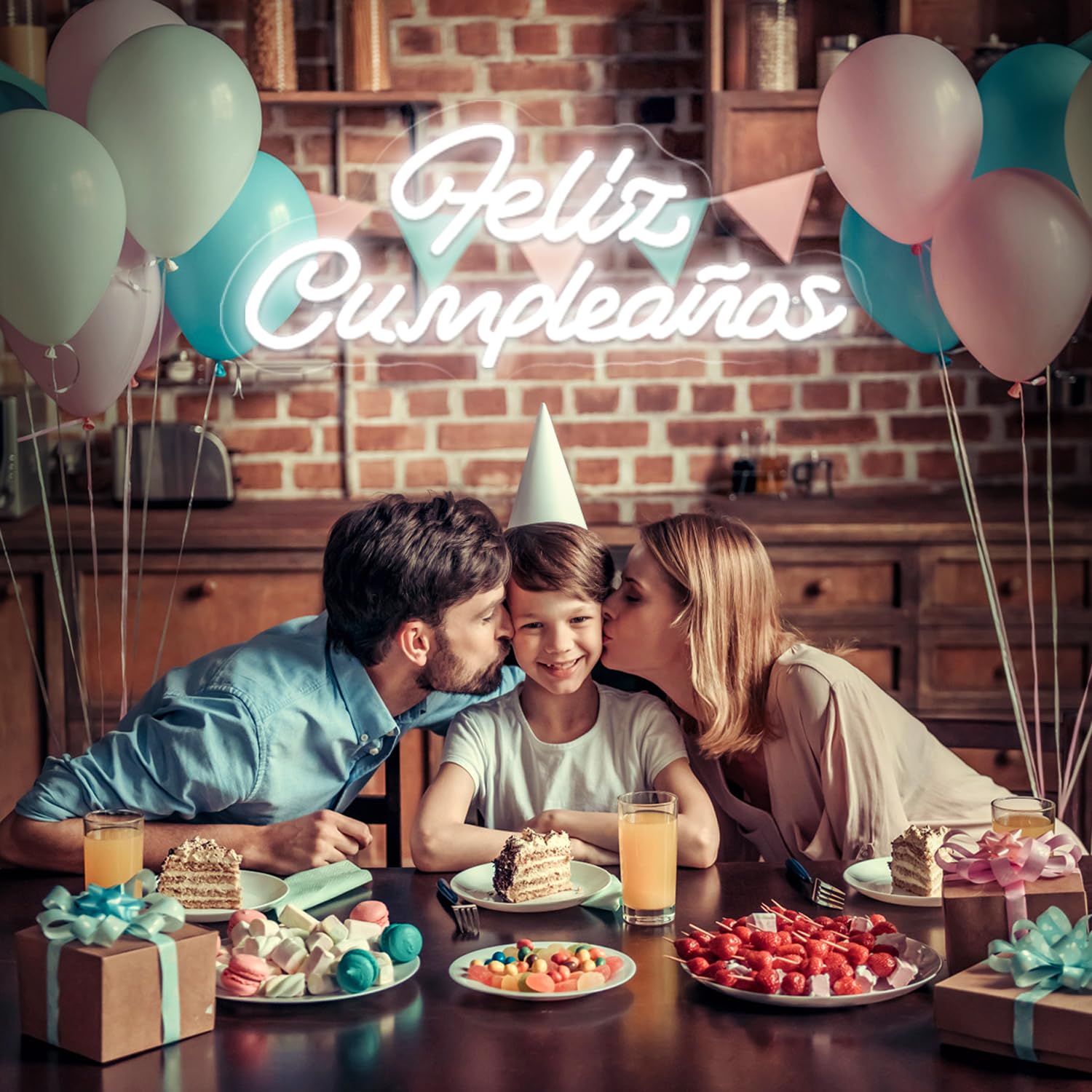 Letrero De Neón Personalizado Para Decoración De Pared LED Neon Personalizable Para Fiestas De Cumpleaños, Bodas, Tiendas, Bares, Letreros Luminosos Lámpara Personalizada Regalos (26-150cm,1-3 líneas)