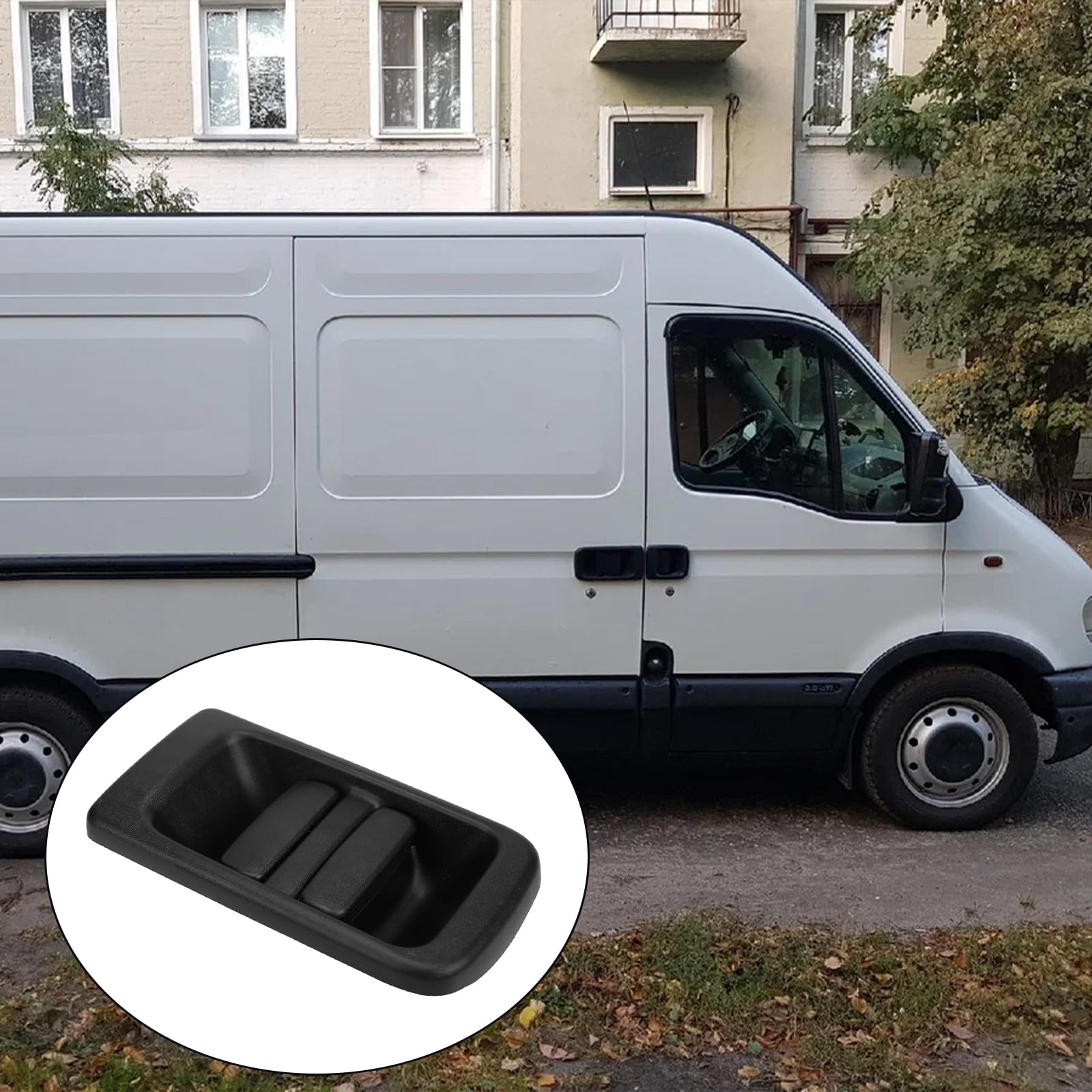 Maniglia Porta Laterale Esterna Compatibile con Renault Master 1997-2010, Vauxhall/Opel Movano 1997-2010, N-issan Interstar 1997-2010 Porta Laterale Scorrevole Destra 7700352420 8200856290