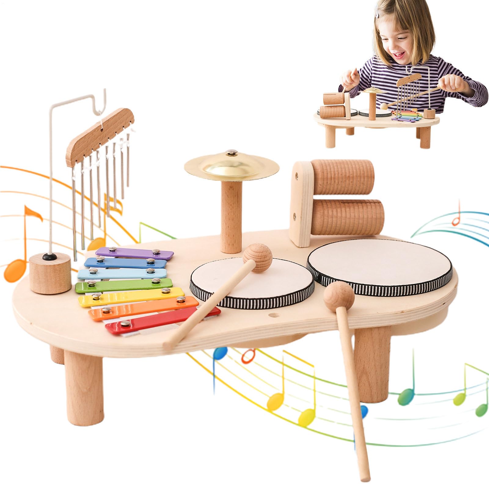 Tambores de de Nevalerra para niños, Tambores de la música de , Educativo