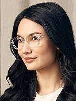 Vista 2 de AIEYEZO Retro Computer Blue Light Blocking Glasses for Men Women Fashion Round Computer Gaming Glasses