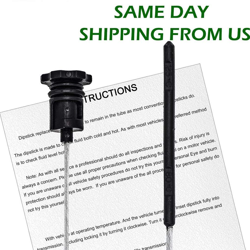 5.7 L HEMI V8 Automatic Transmission Dipstick Permanent Locking Fit for 300C, Challenger, Charger, Magnum with and NAG1/W5A580 - Stays in Vehicle