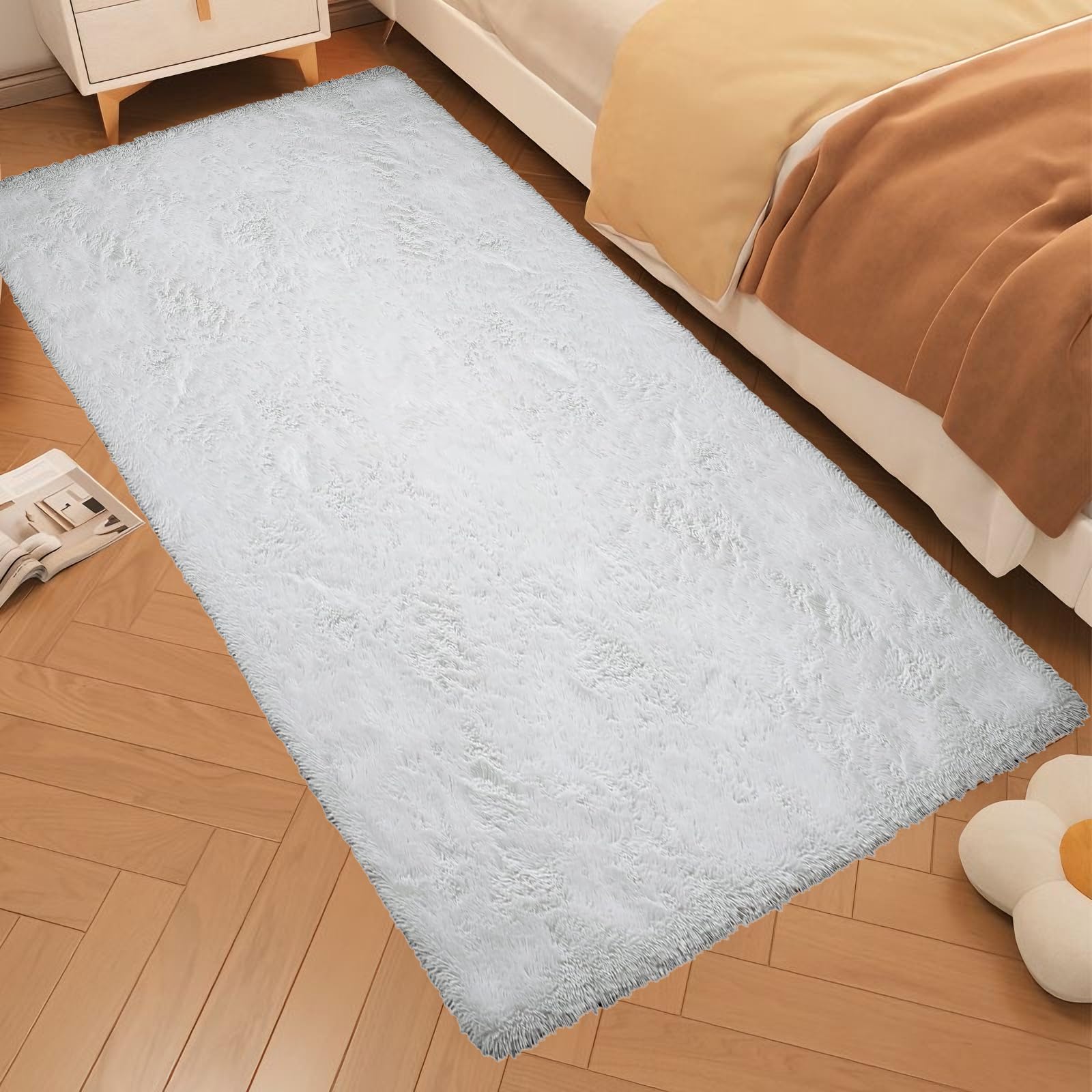 Tapis salon lavable en machine antidérapant et super doux