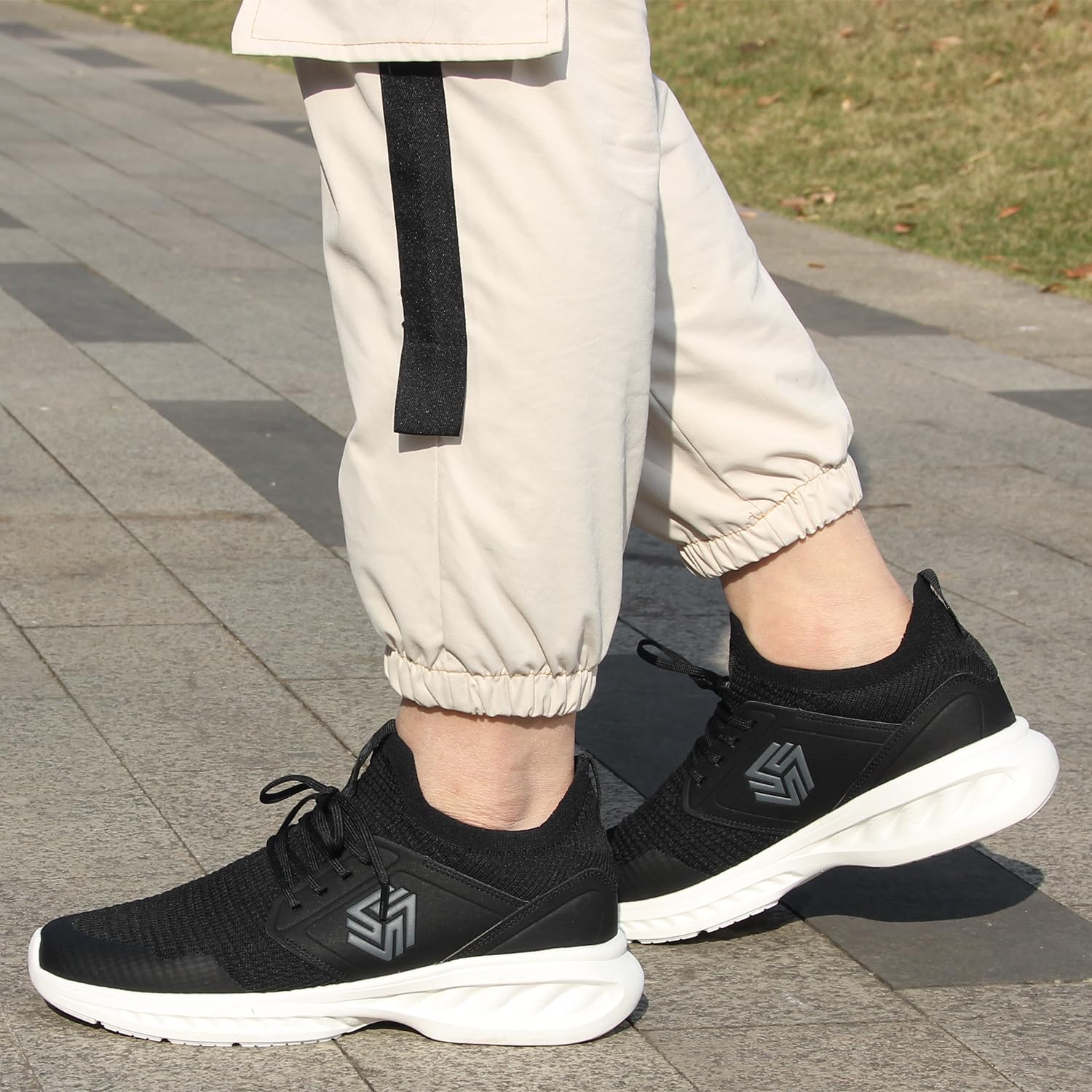 Giniros Sneakers Uomo Scarpe Running Ginnastica Corsa Camminata Leggere Traspiranti Casual Sportive Palestra Trekking Tennis Trail Mesh Basket Comode Outdoor Fitness Jogging Lavoro Scarpe