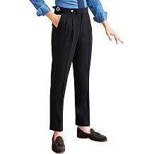 Mens Spring/Summer Thin Style Classic Gurkha Naples Italian Dress Pants