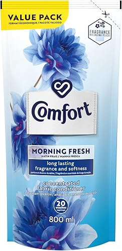 Comfort Morning Fresh Concentrated Laundry Fabric Softener Refill 800ml