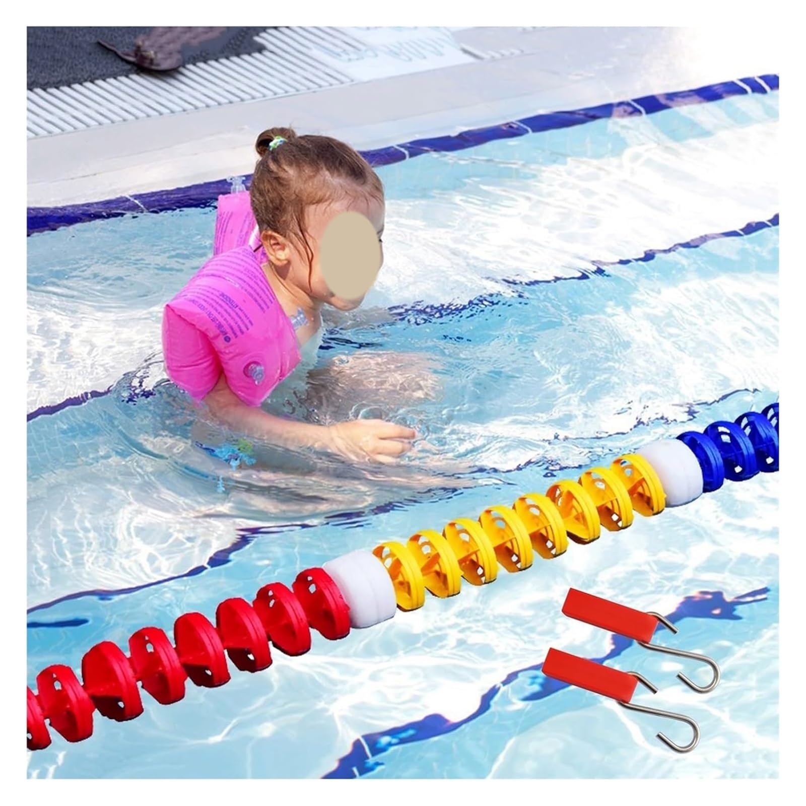 Corde de séparation de piscine pour stopper les vagues de bassin