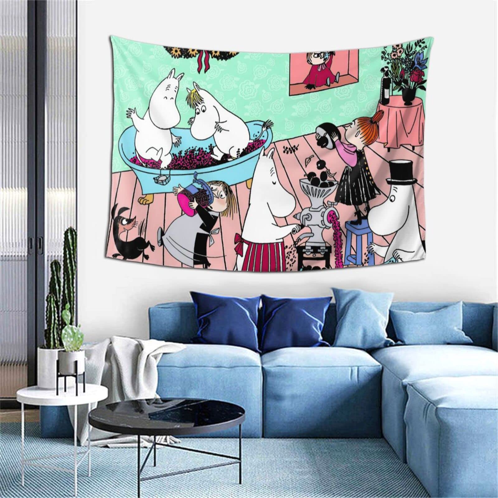 Amazon.co.jp: ムーミン Moomin タペストリー 壁掛け 装飾布