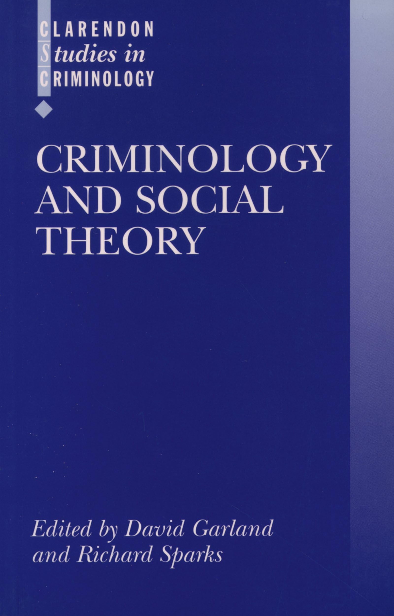 Criminology and Social Theory (Clarendon Studies in Criminology)