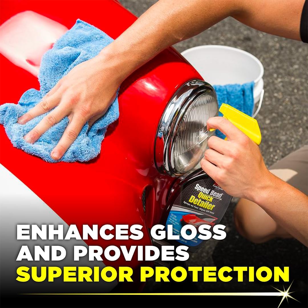 Stoner Car Care 92354-4PK Speed Bead Quick Detailer Spray – Fast Detail Spray for Dust, Smudges and Light Contaminants – Enhances Gloss and Slickness With Carnauba Wax – 22 fl oz (Pack of 4)