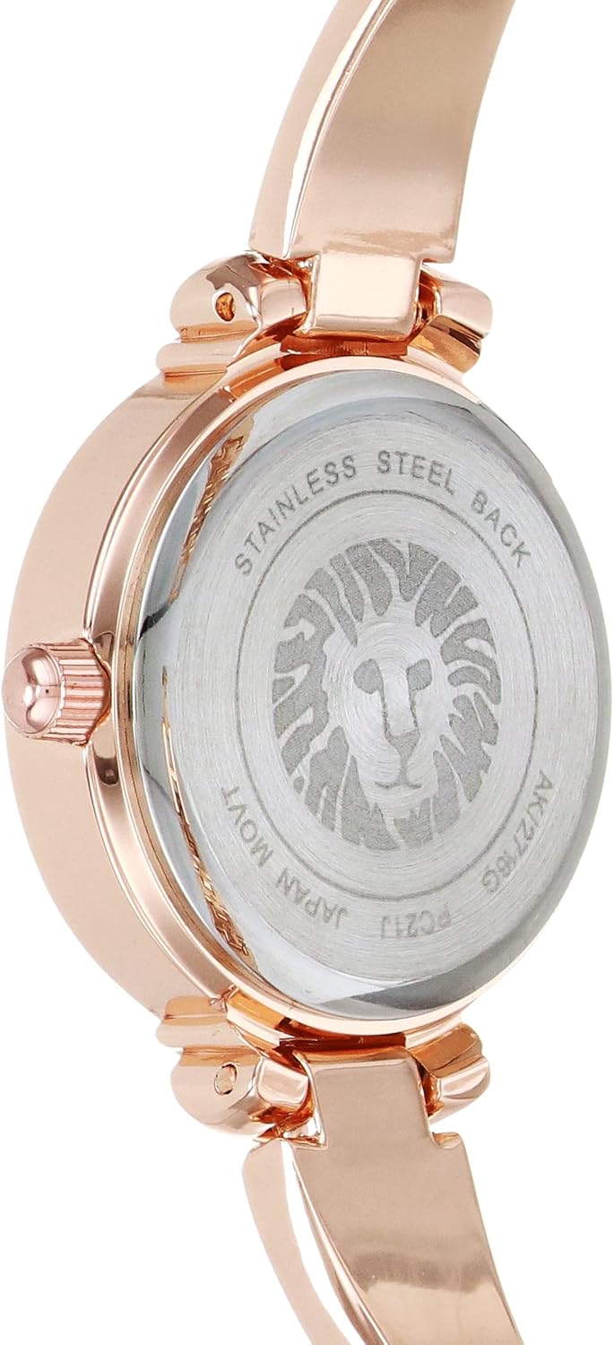 Anne Klein Women's Premium Crystal Accented Bangle Watch Set - Image 4