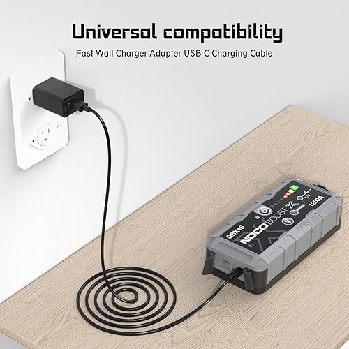 Miniatura 6 de Cargador para NOCO Boost X GBX155 GBX75 GBX55 GBX45 Sport Battery Jump Starter Cable de alimentación para NOCO Boost Cable de carga de arranque de