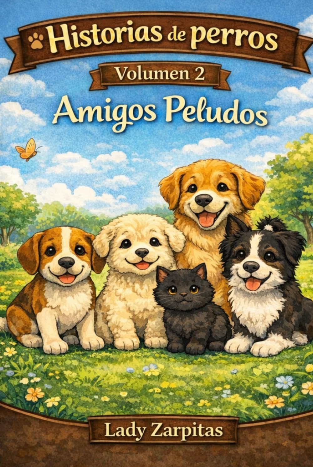 Historias de Perros: Volumen 2 - Nuevas historias para colorear llenas de amistad y ternura
