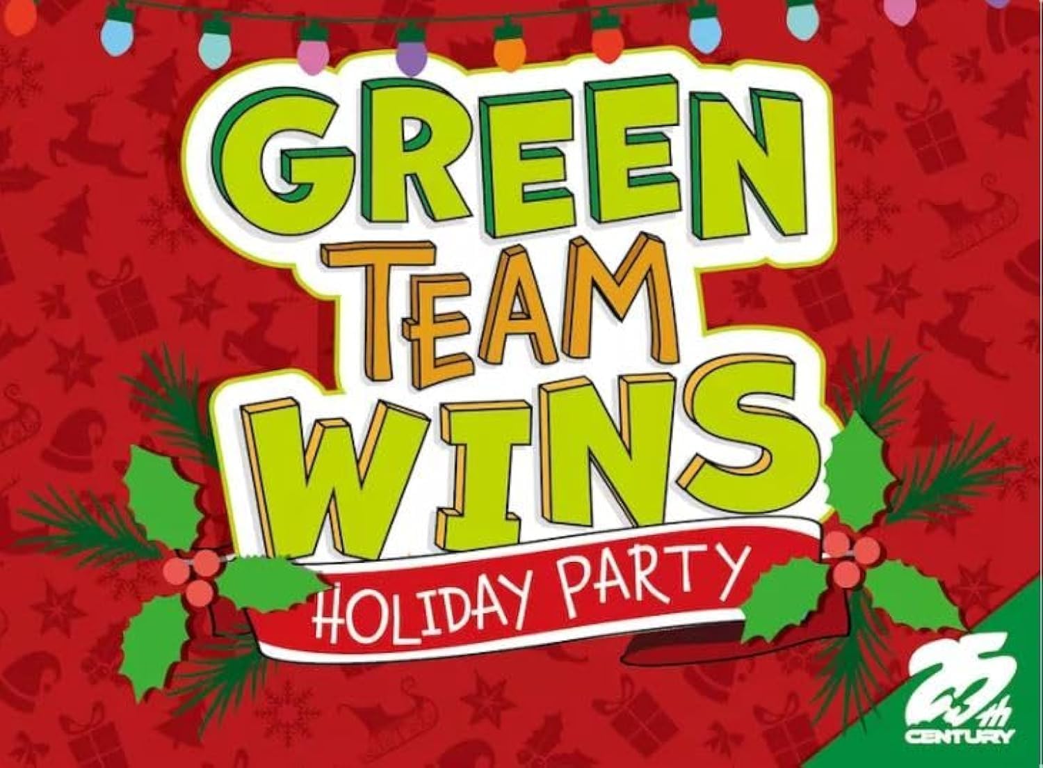 25th Century Games Green Team Wins: Holiday Party, Christmas Themed Expansion to The Hit Party -