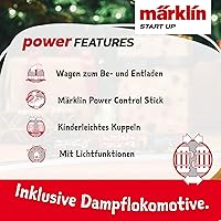 Vista 4 de Märklin Start Up - Juego de iniciación de Navidad, distancia de pista H0, para niños a partir de 6 años