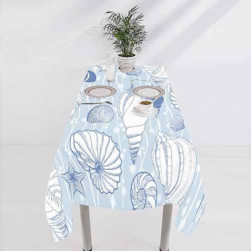 Miniatura 1407 de Mantel floral hippie, diseño retro de los años 70, naranja, rosa, azul, floral, bohemio, estampado estético de margaritas, para fiesta, picnic