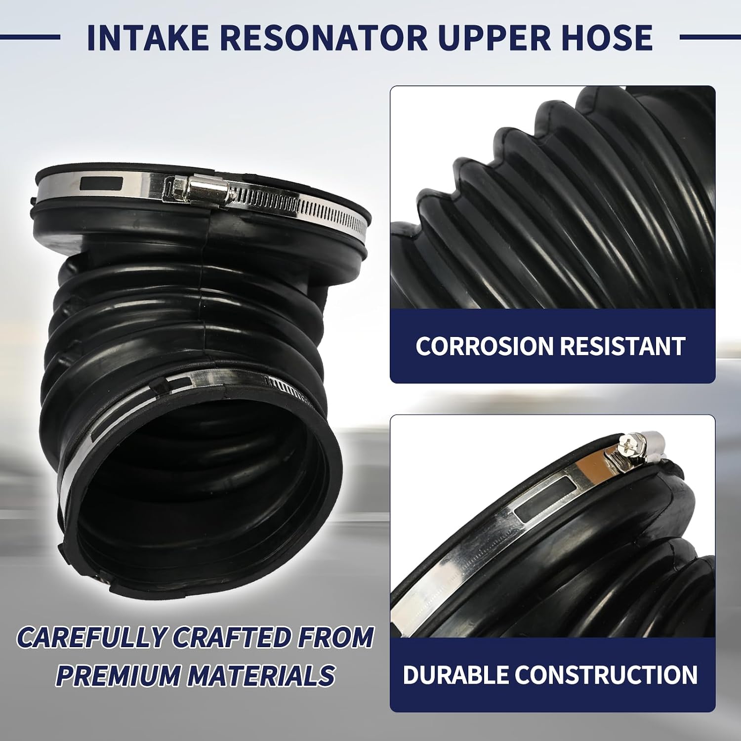 53032944AL Intake Resonator Upper Hose Duct Tube Pipe Fit for Dodge Ram 2500 3500 4500 5500 2007-2018 6.7 Liter Diesel Replace 53032944AC 53032944AD 53032944AE 53032944AF 53032944AG