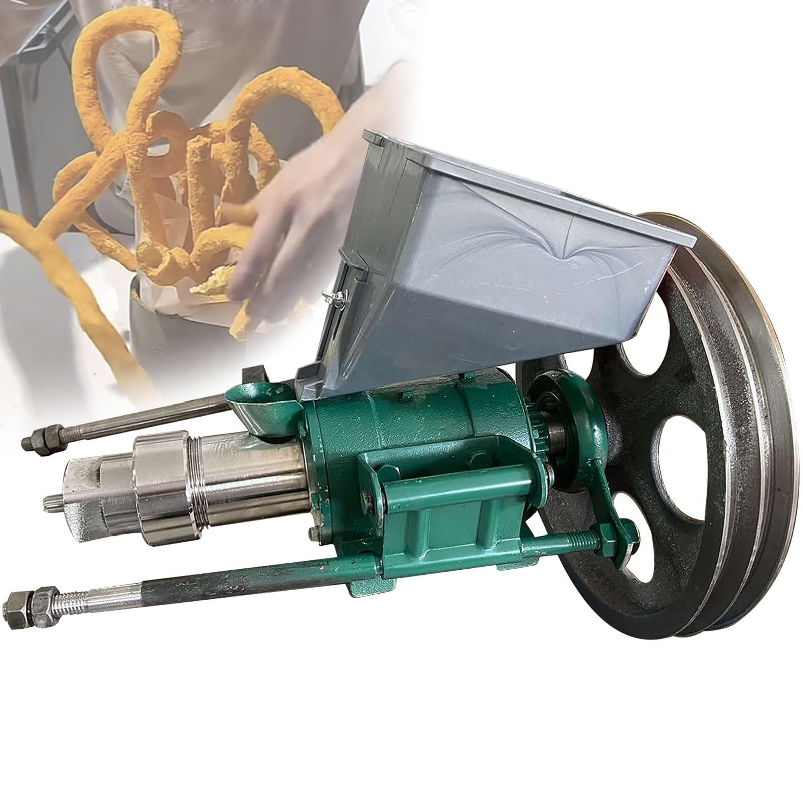 Multifunktionale Maschine für Knusprige Mais Snacks, Haushalt Restaurant Nahrung Extrudiert Maschine mit 7 Formen Mais Reis Extrusionsmaschine