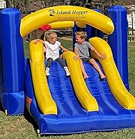 Vista 5 de Island Hopper, casa recreativa para saltar con tobogán
