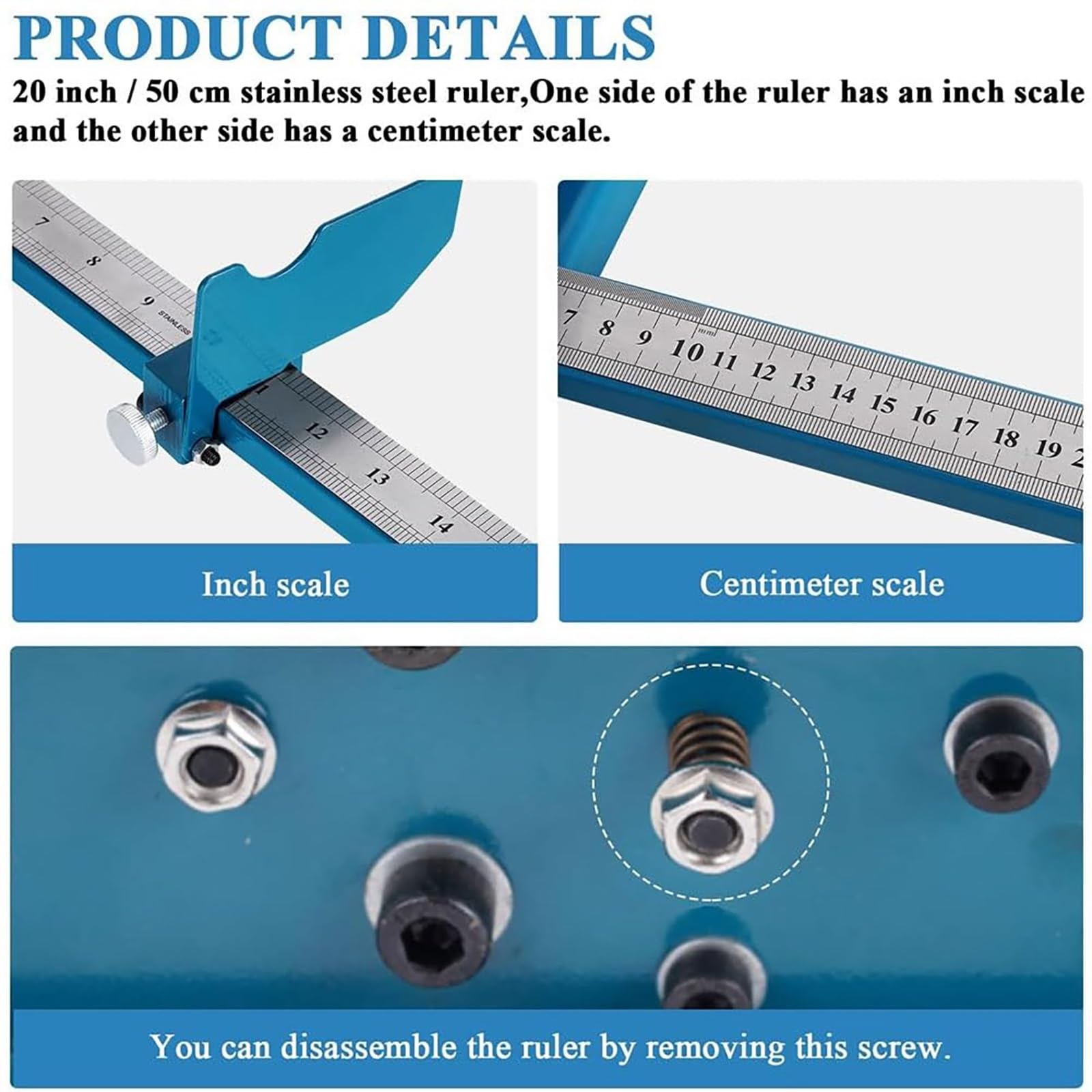 Cortadora de riel de doble ranura para acero y aluminio, incluye regla para cortes precisos, corta eficientemente ancho y altura para un rendimiento óptimo