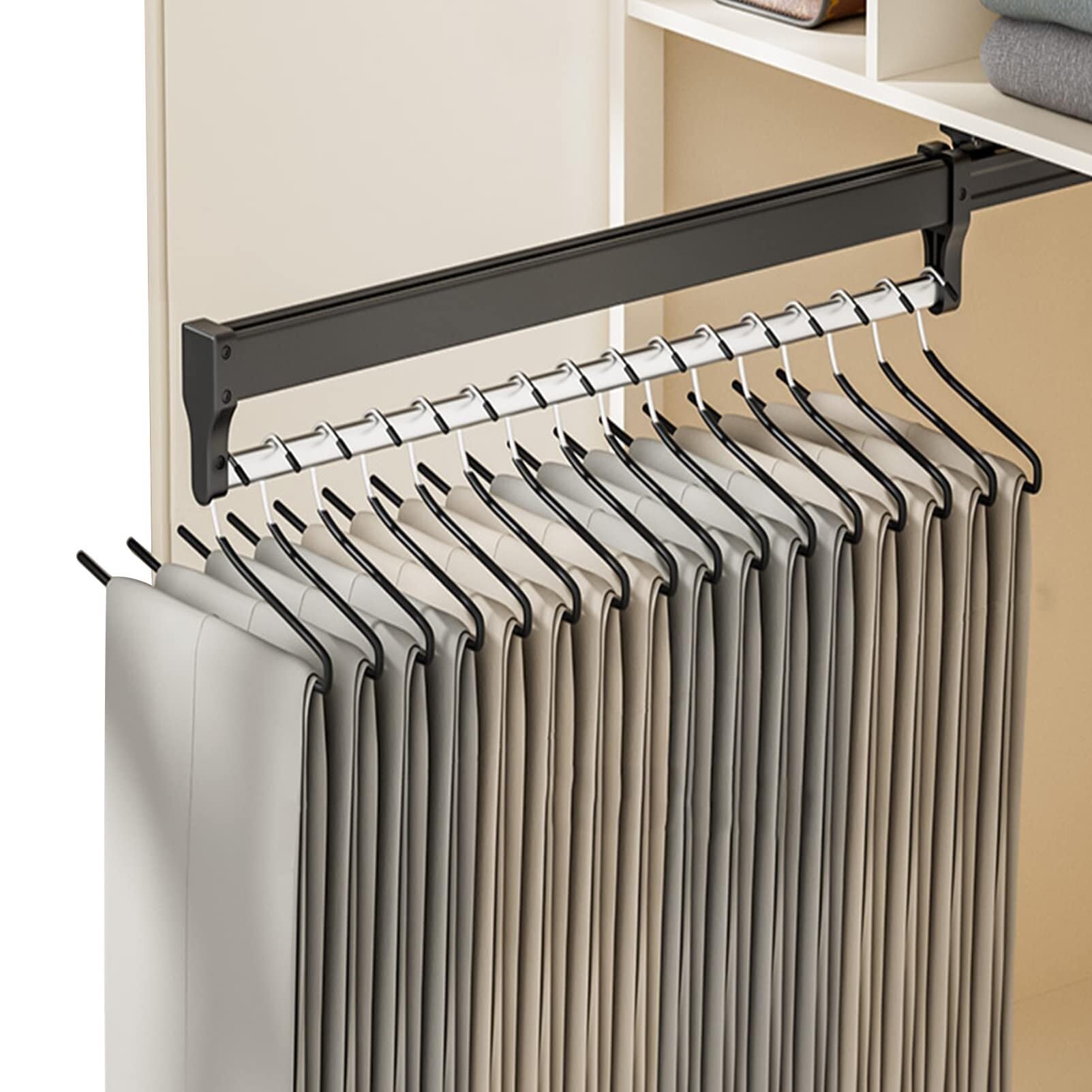 Tringle de placard extensible pour organiser un petit dressing dressing moderne