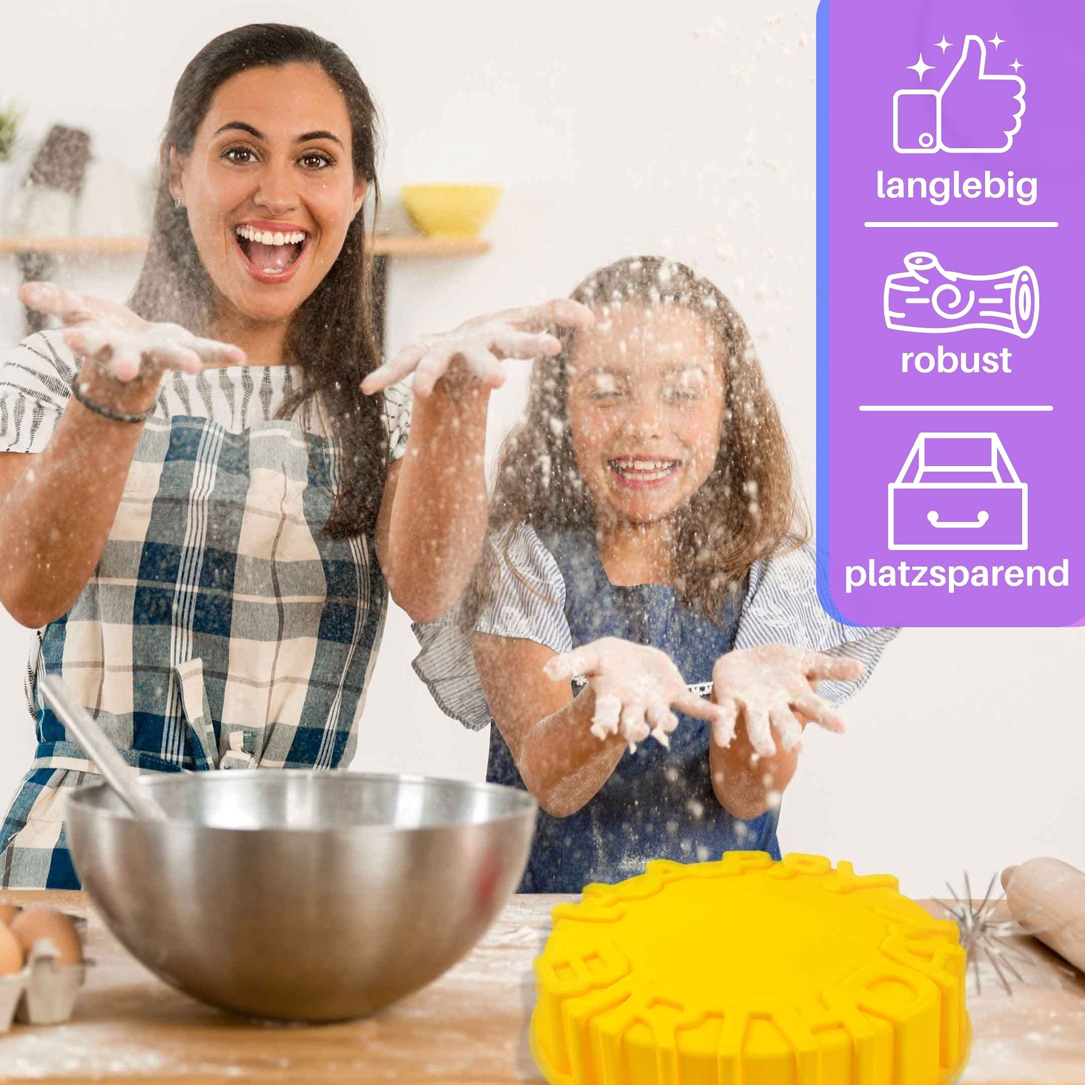 Set 4 Stampi Per Torta Arcobaleno In Silicone - Diametro 20cm Per Dolci Multistrato - Foto 8