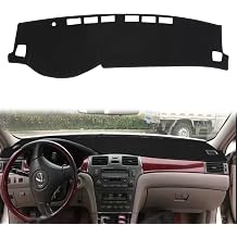 Dashboard Cover Dash Cover Mat Pad Custom Fit for Lexus ES300 ES330 2002 2003 2004 2005 2006Black