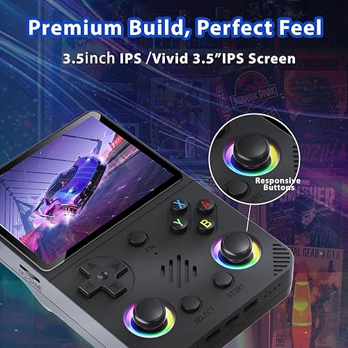 Miniatura 4 de 2026 New Retro Handheld Game Console, 30+ Emulator Portable Video Game Console, 20,000+ Classic Games, 4.0-inch IPS Screen, Retro Game Console Gift
