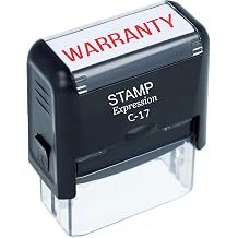 StampExpression - Office Self Inking Rubber Stamp - Red Ink A-5423