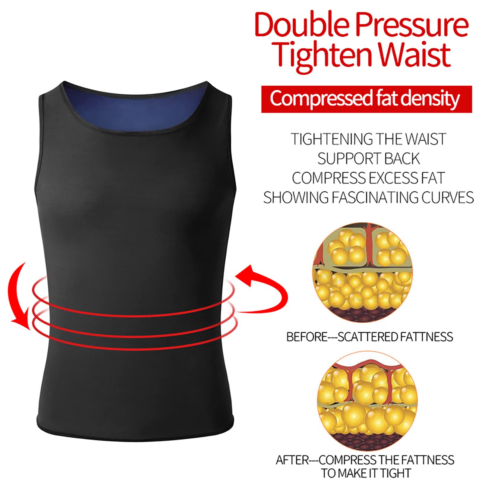 CGTFY Gynecomastia Compress Tank Top Menslim Gynecomastia Compression Tanktop Men Compression Tank Top 1pcLXL product thumbnail 7