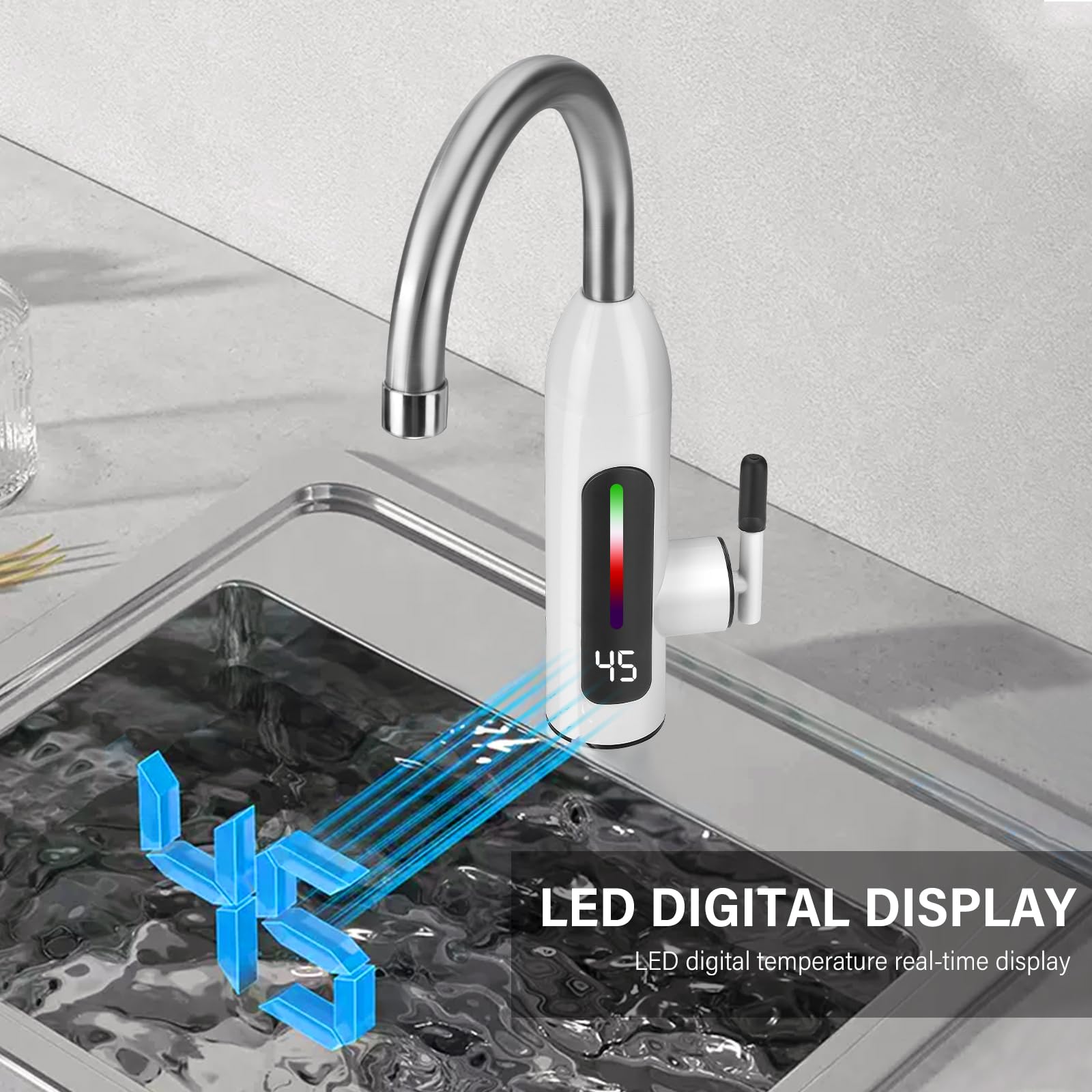 Calentador Agua Canilla Elu00e9ctrico Instantaneo Frio/caliente En